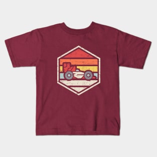 Retro Badge Racer Kids T-Shirt